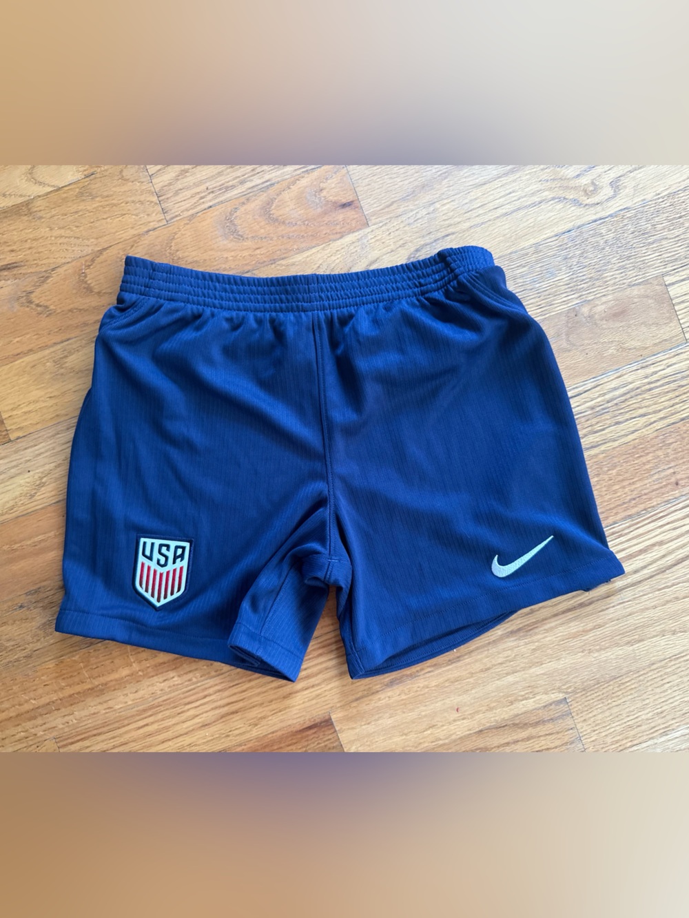 Nike Kids Navy Blue USA Soccer Shorts